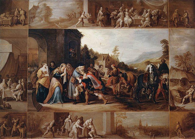 Frans Francken II The Parable of the Prodigal Son oil painting picture